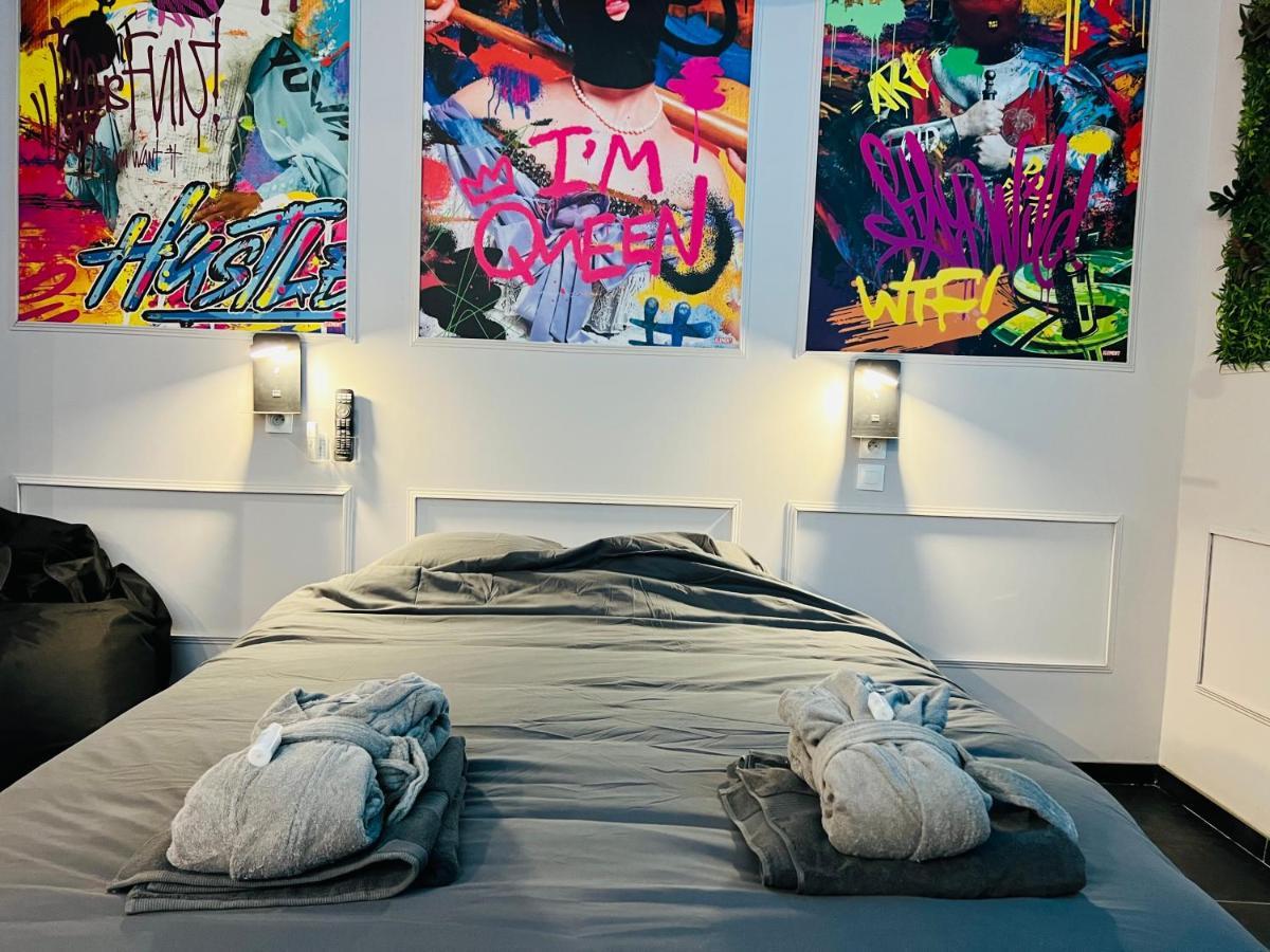 Capsule Street Art - Sauna- Jacuzzi - Playstation 5 - Billard - Netflix - Home Cinema - Terrasse Douai Extérieur photo
